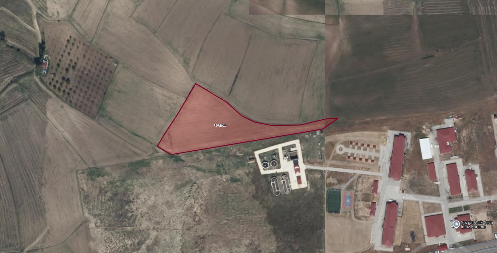 AÇIK CEZA KURUMU YANI 11.222 M² SATILIK TARLA